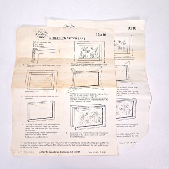 Vintage Sunset Stitchery “Quilted Christmas Morn” Kit 2101 Holiday‎ Scene 8×10 – - Picture 2 of 13